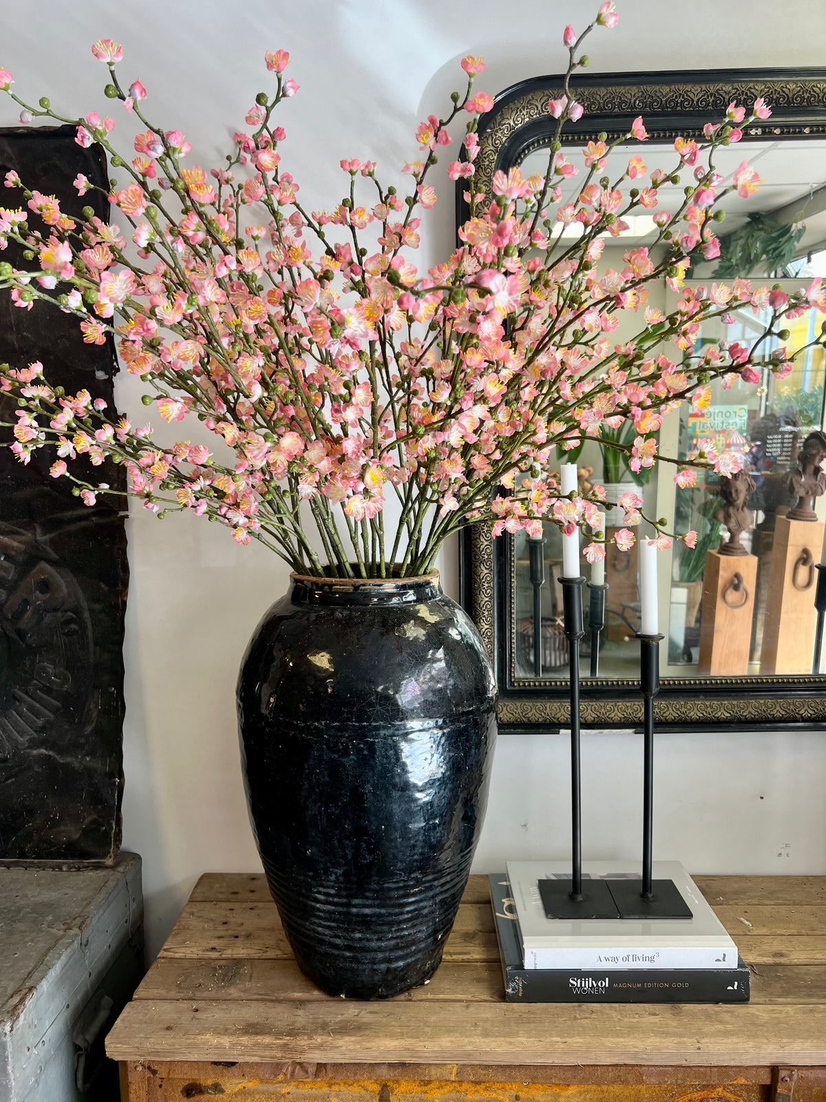 KUNST | BLOESEM | TAK | ROZE | 110 CM