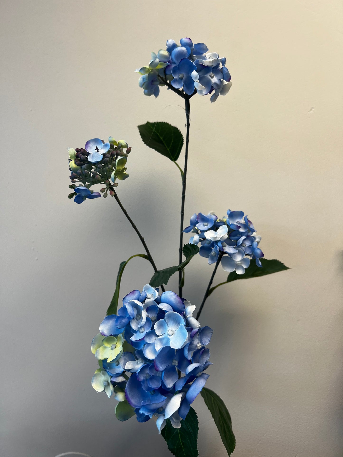 ZIJDEN | HORTENSIA | BLAUW | GROEN