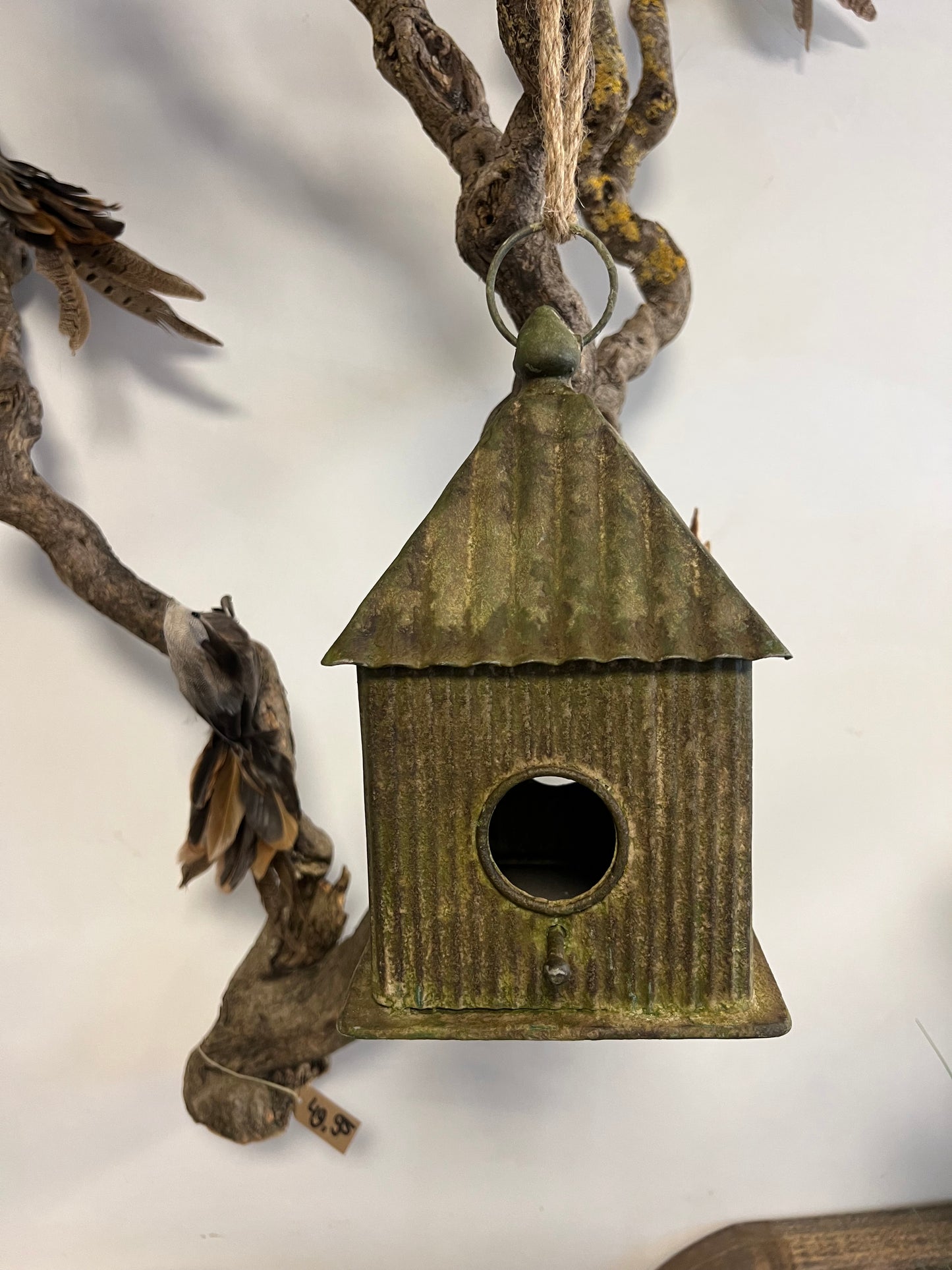 IJZEREN | VOGELHUIS | GROEN | VIERKANT
