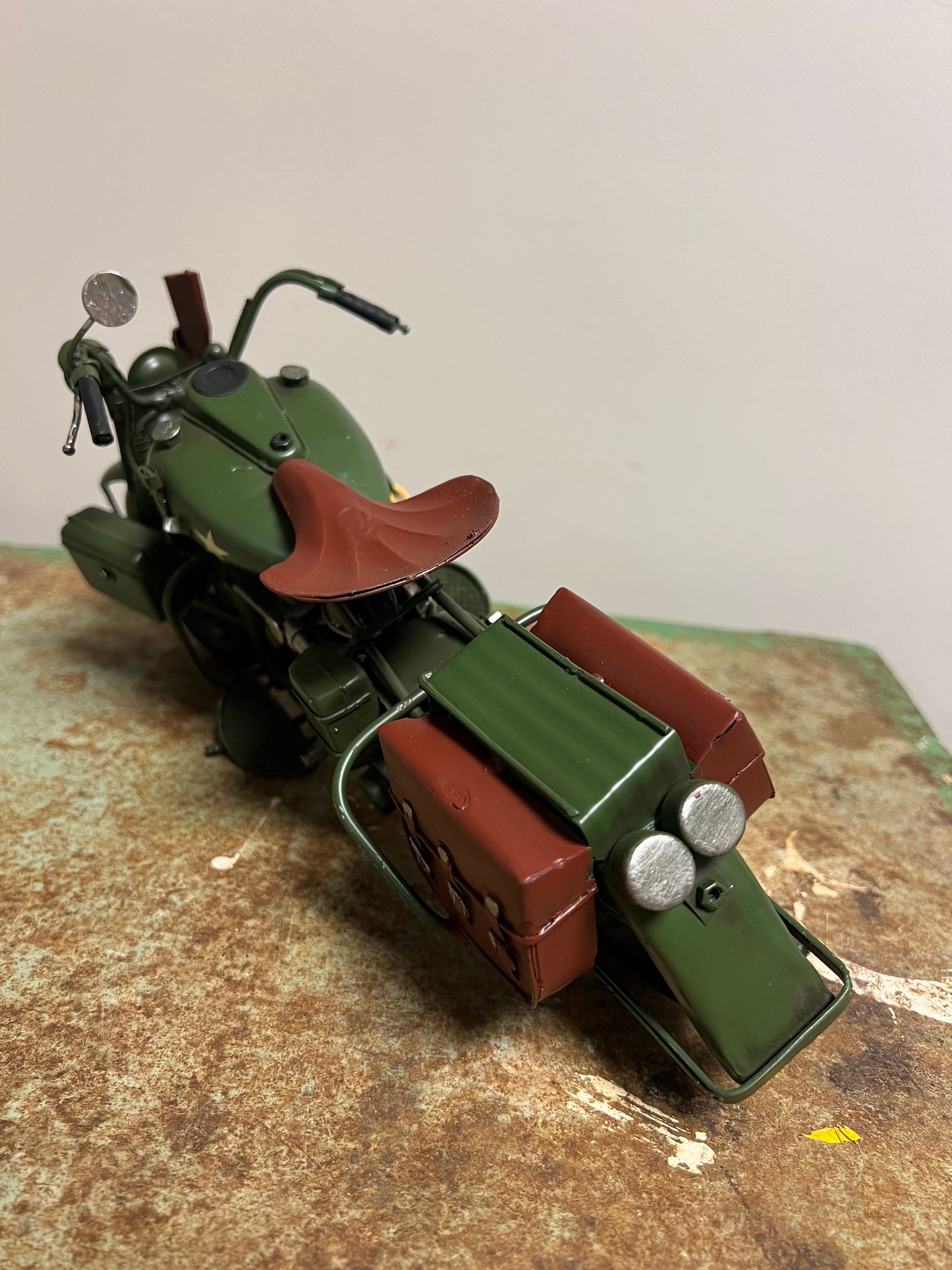 MILITAIRE | MOTORFIETS | GROEN | BRUIN