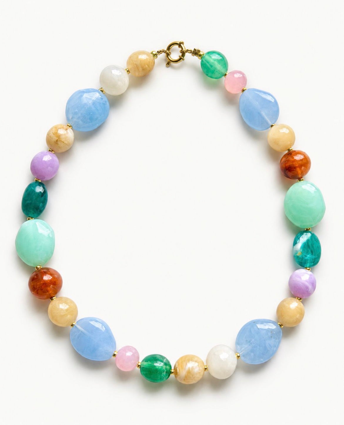 MIX | STONE | CHAIN GOUDKLEURIG | STAINLESS STEEL