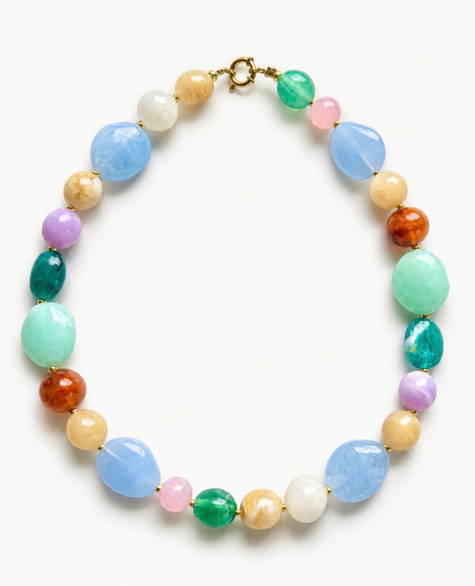MIX | STONE | CHAIN GOUDKLEURIG | STAINLESS STEEL