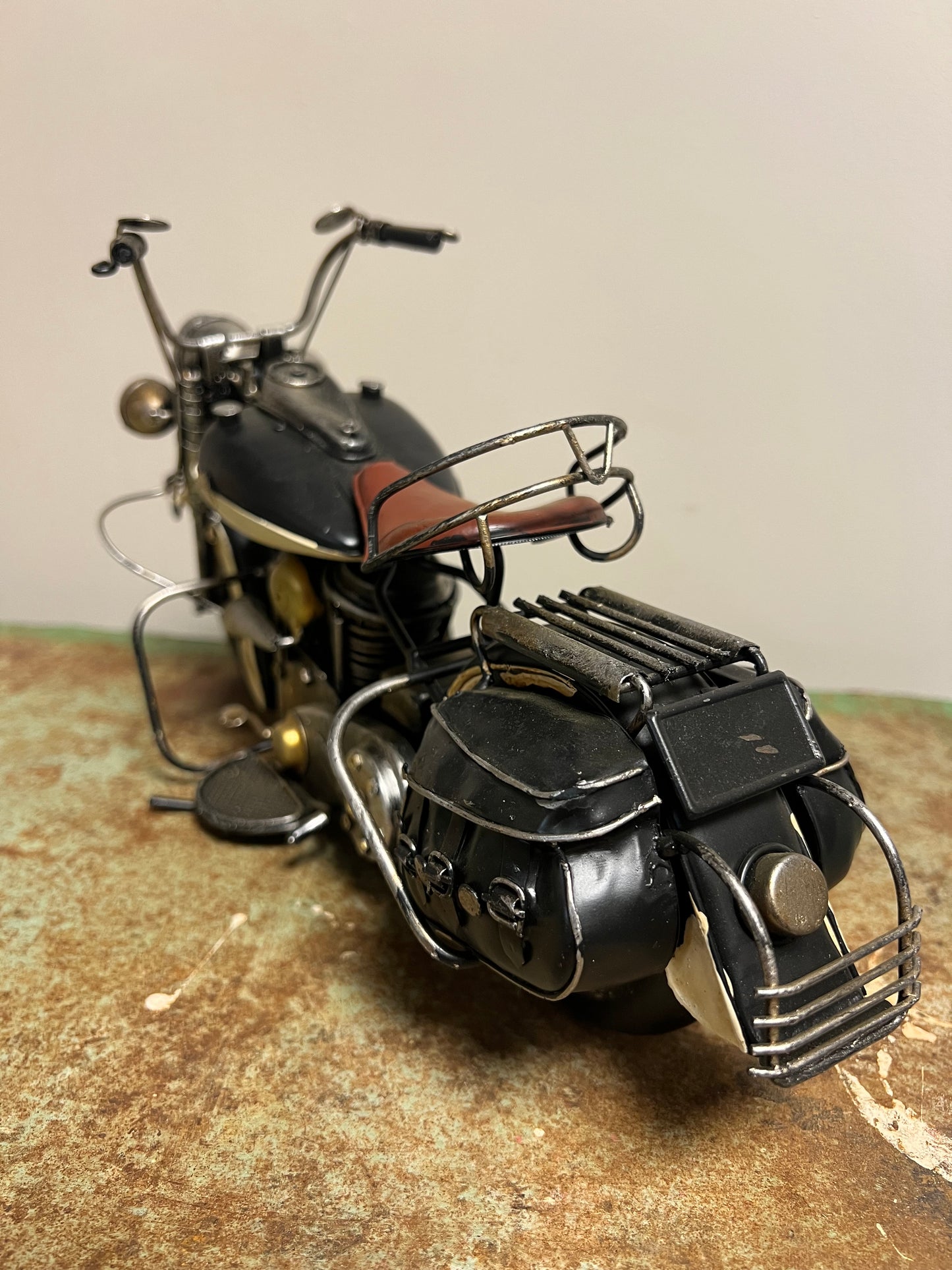 RETRO | MOTORFIETS | ZWART | WIT