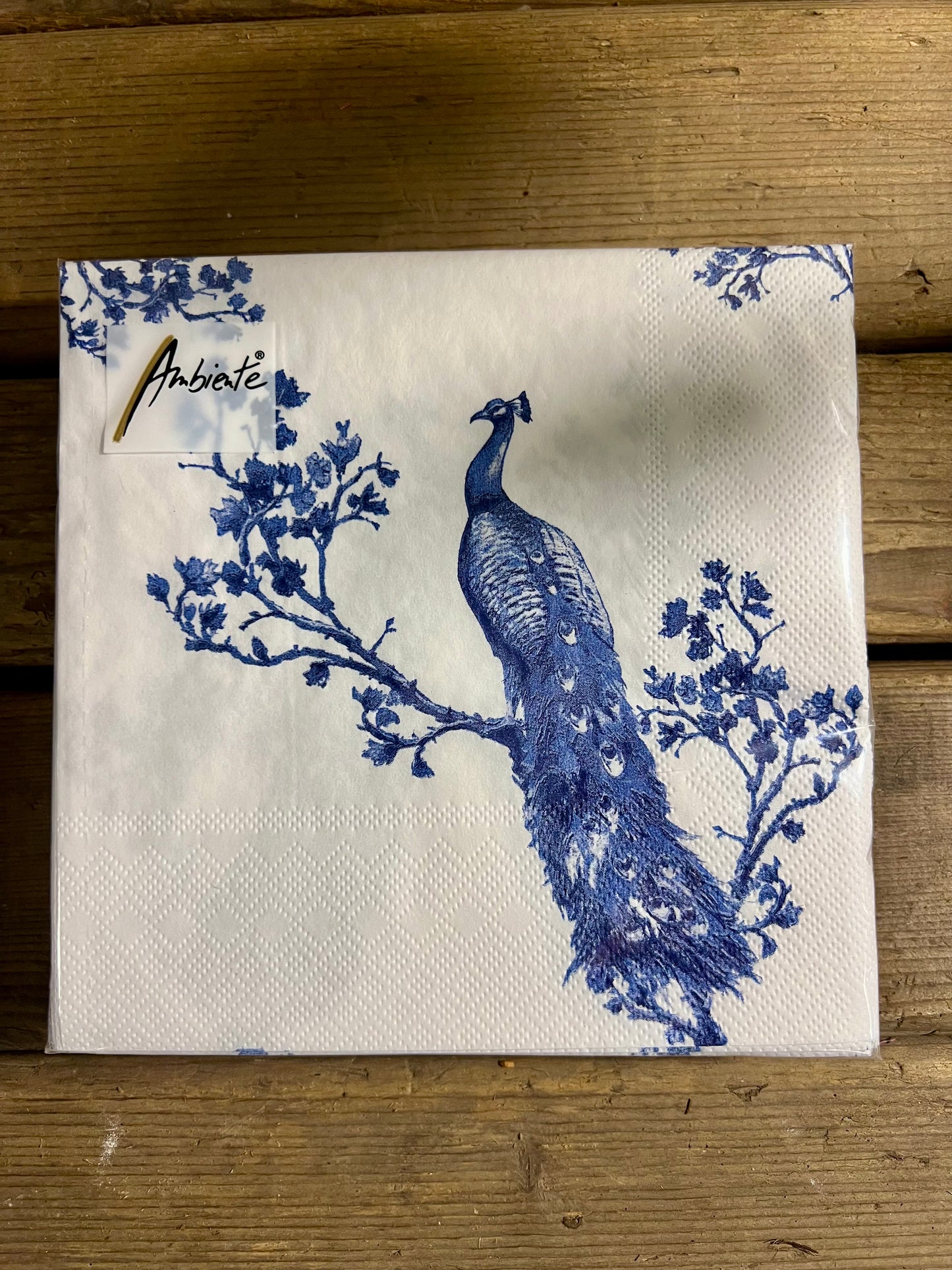 SERVETTEN | BLAUW | WIT