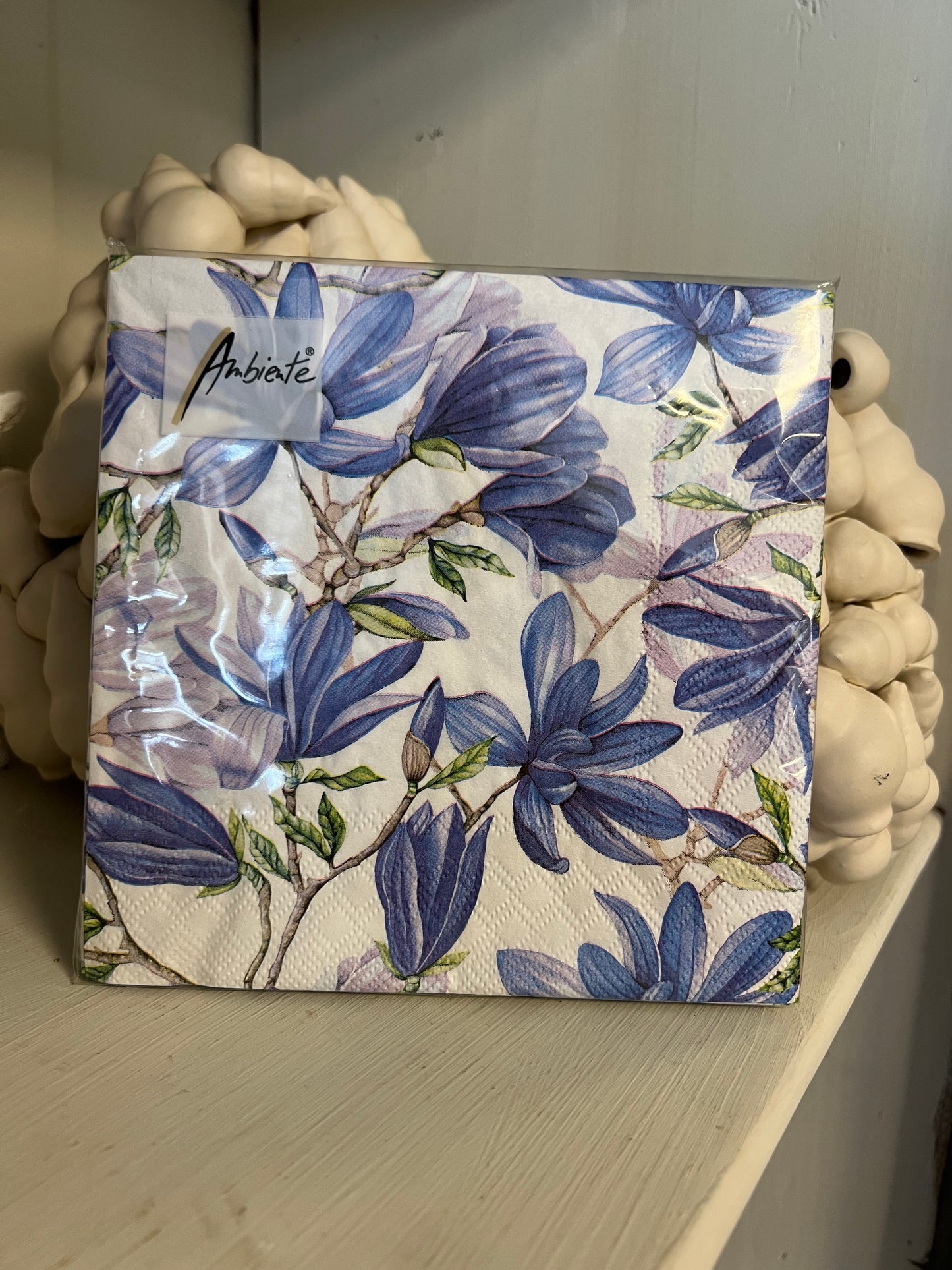 SERVETTEN | BLAUWE | BLOEMEN