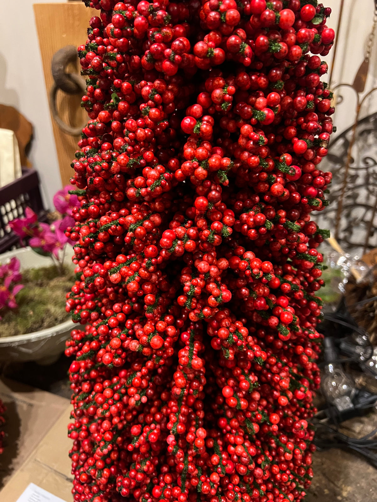 DECORATIEVE | KERSTBOOM | RODE | BESSEN | 2 MATEN