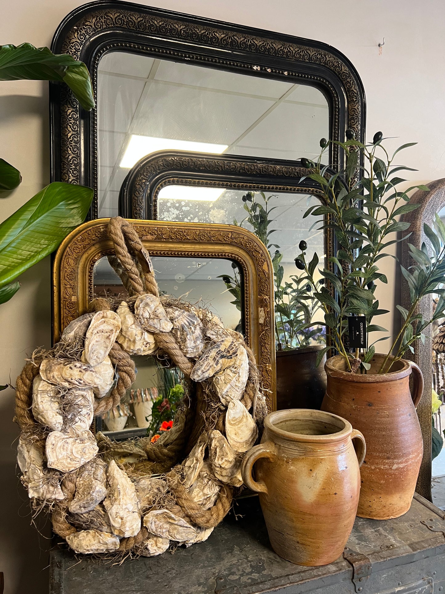 OESTERKRANS | MET | TOUW | 46 CM