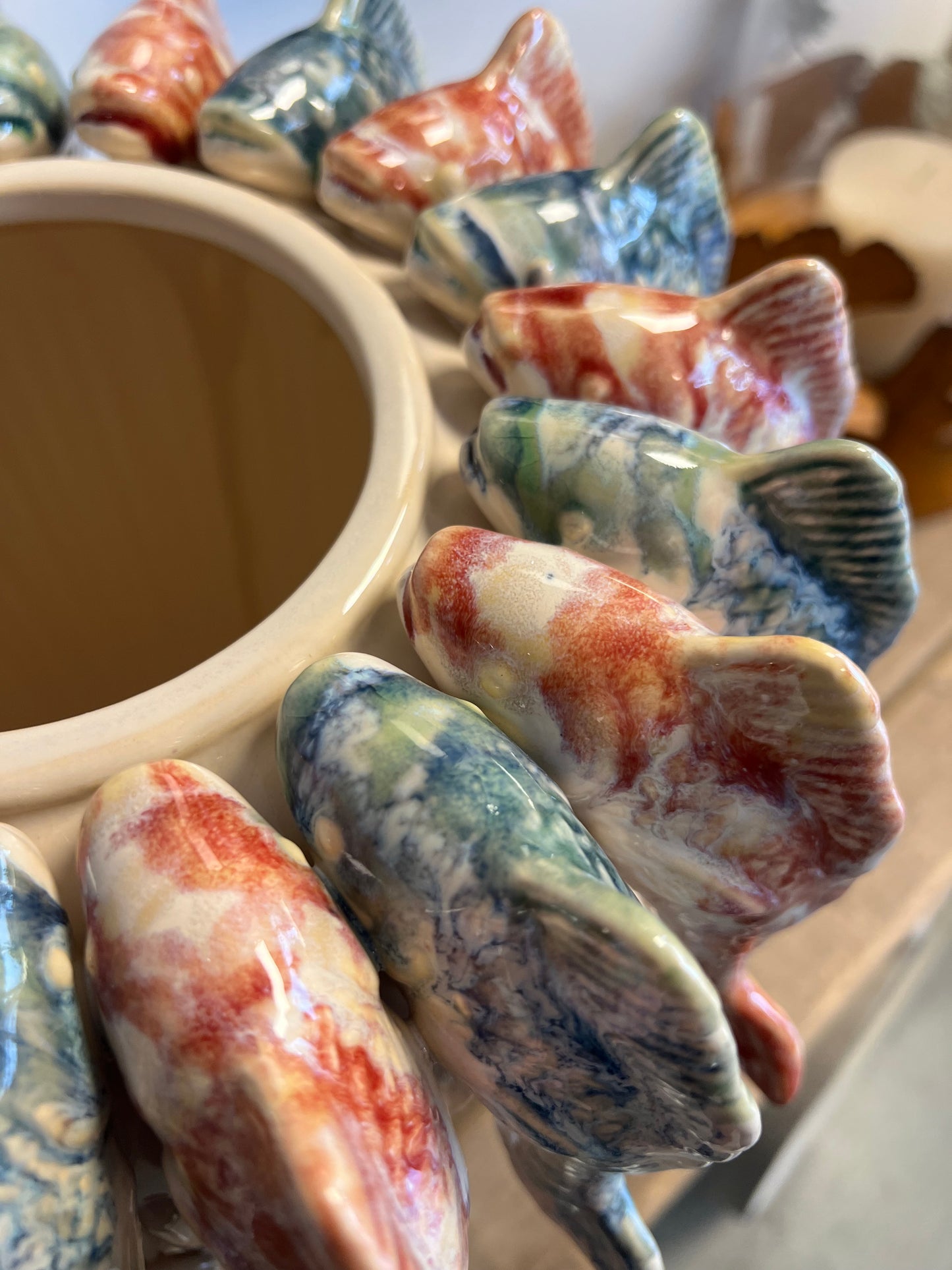 HANDGEMAAKTE | VISSENVAAS | ROCHELLE