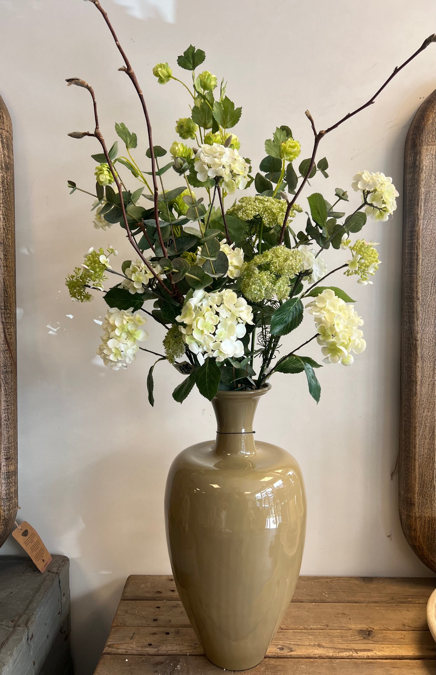 ZIJDEN | BOEKET | WIT |HORTENSIA