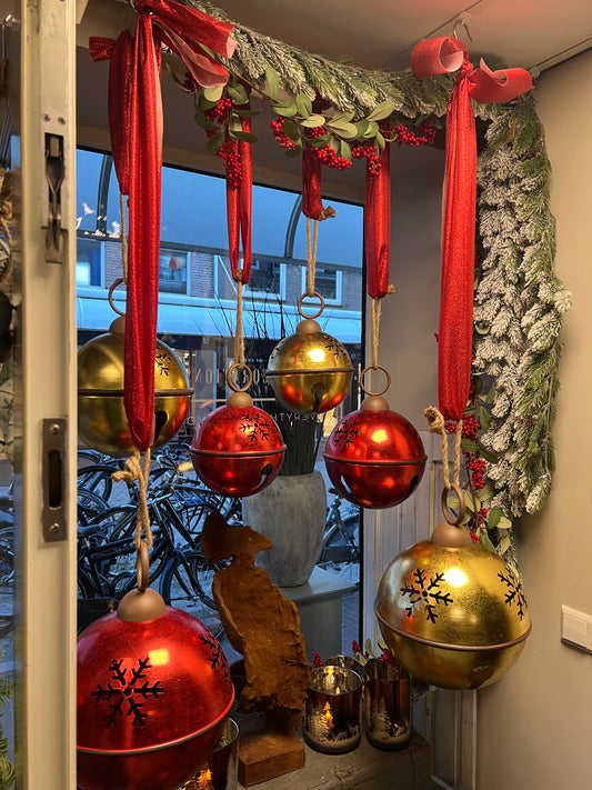 SET | VAN | 3 | GROTE | KERSTBALLEN | IN | 2 KLEUREN | VERKRIJGBAAR