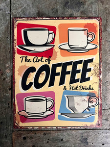 TEKSTBORDJE | ART | COFFEE |KLEIN