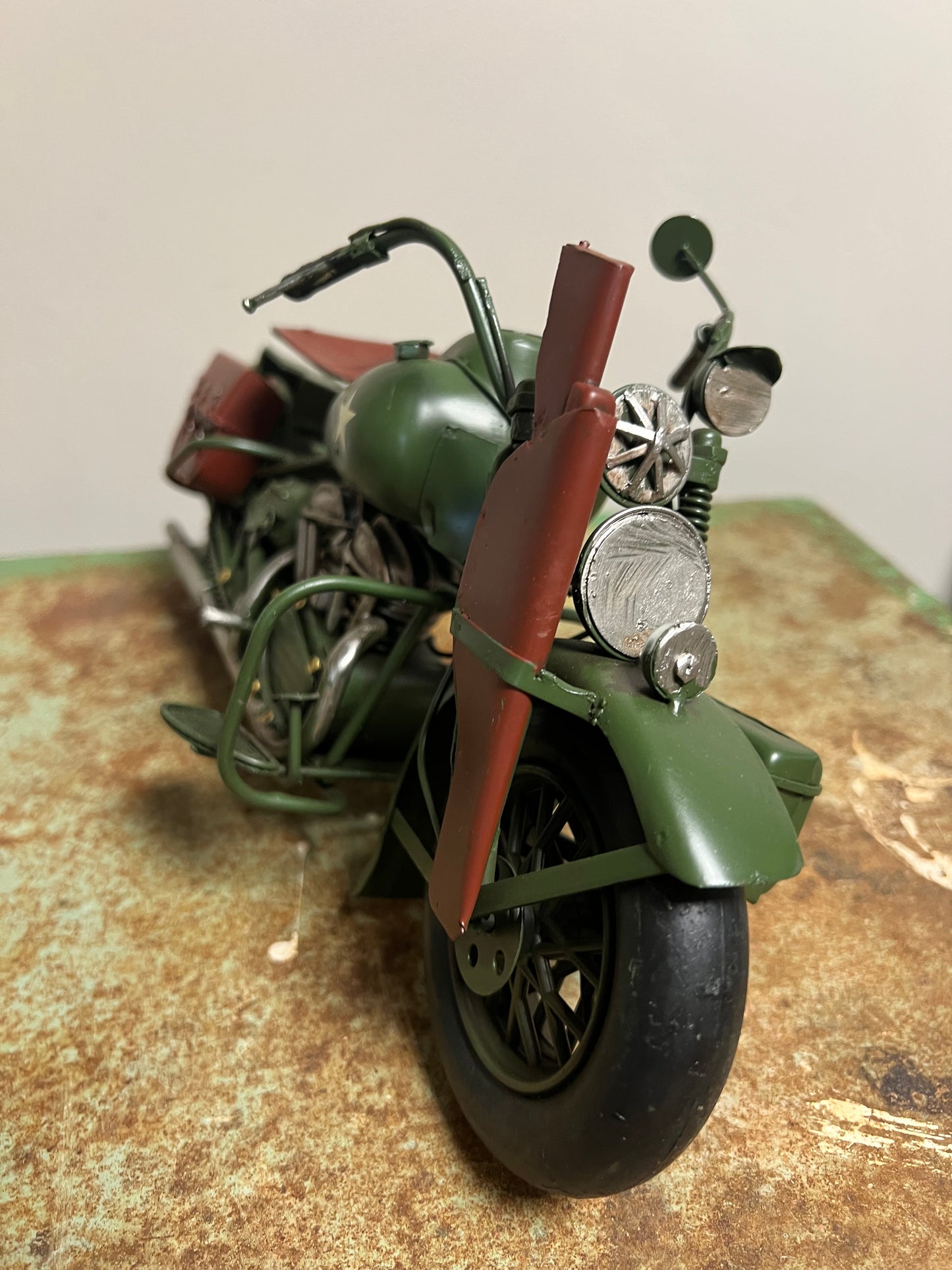 MILITAIRE | MOTORFIETS | GROEN | BRUIN