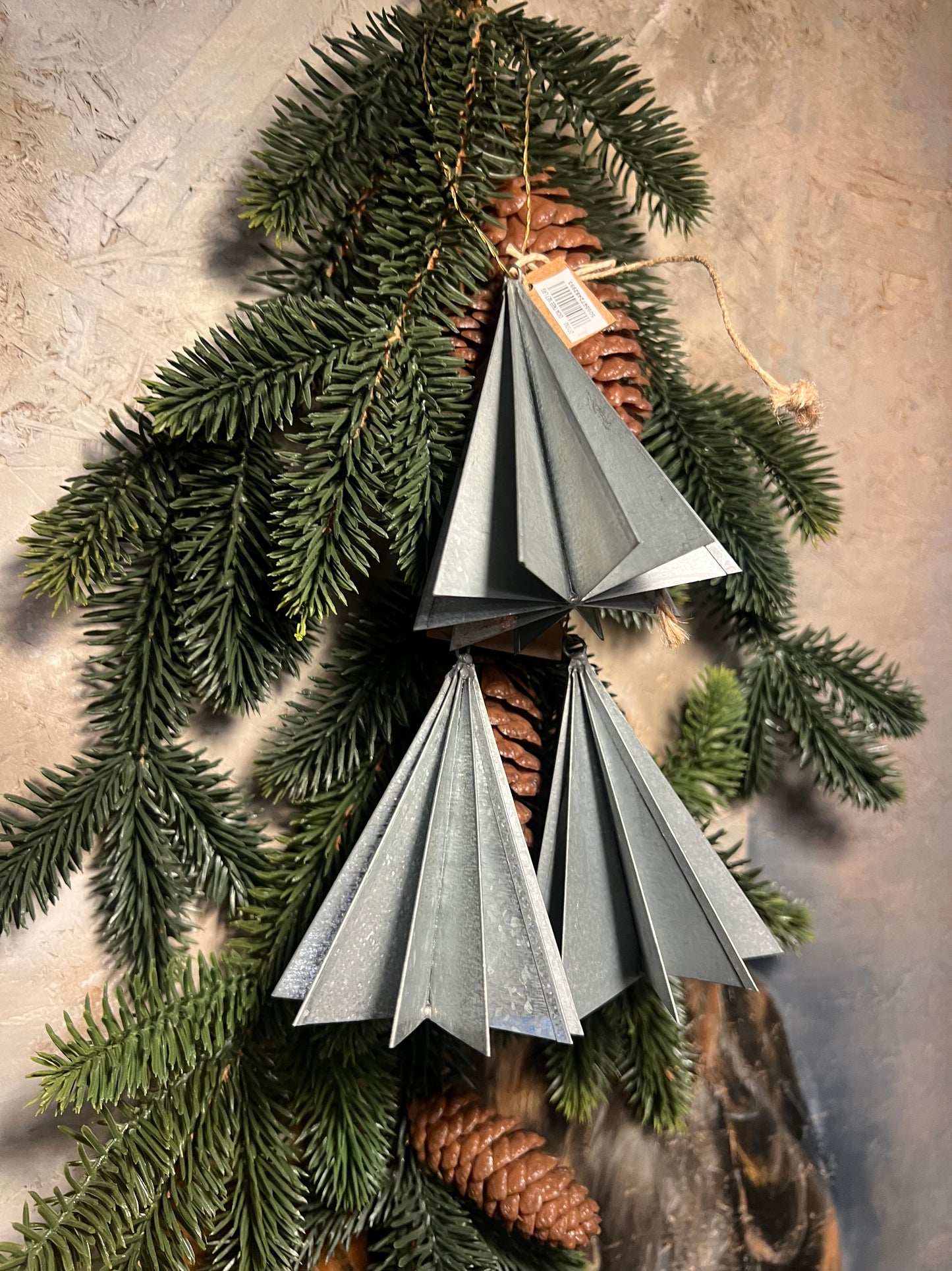 NKUKU | ZINK | ORNAMENT | SET | 2 | MATEN