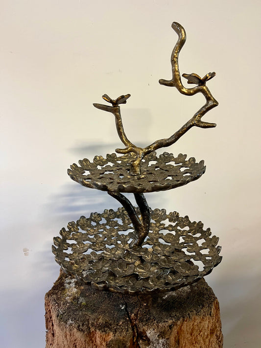 ETAGÈRE | GOUD | MET | VLINDERS | GROOT