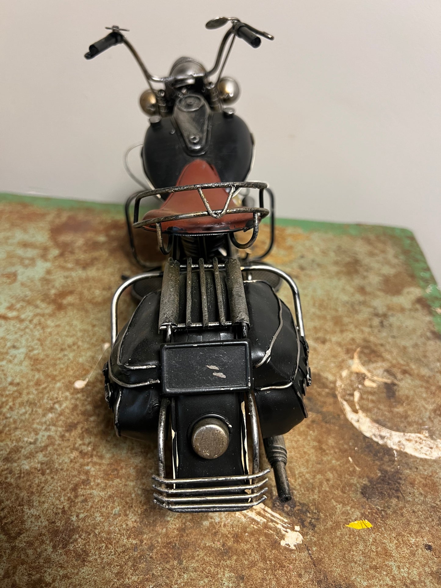 RETRO | MOTORFIETS | ZWART | WIT