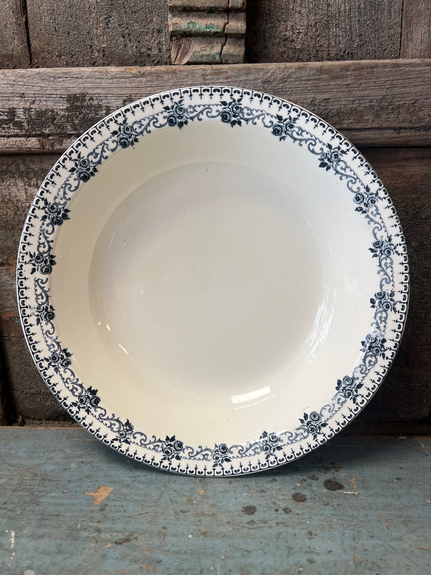 SCHAAL | BLAUW | BEIGE | BROCANTE