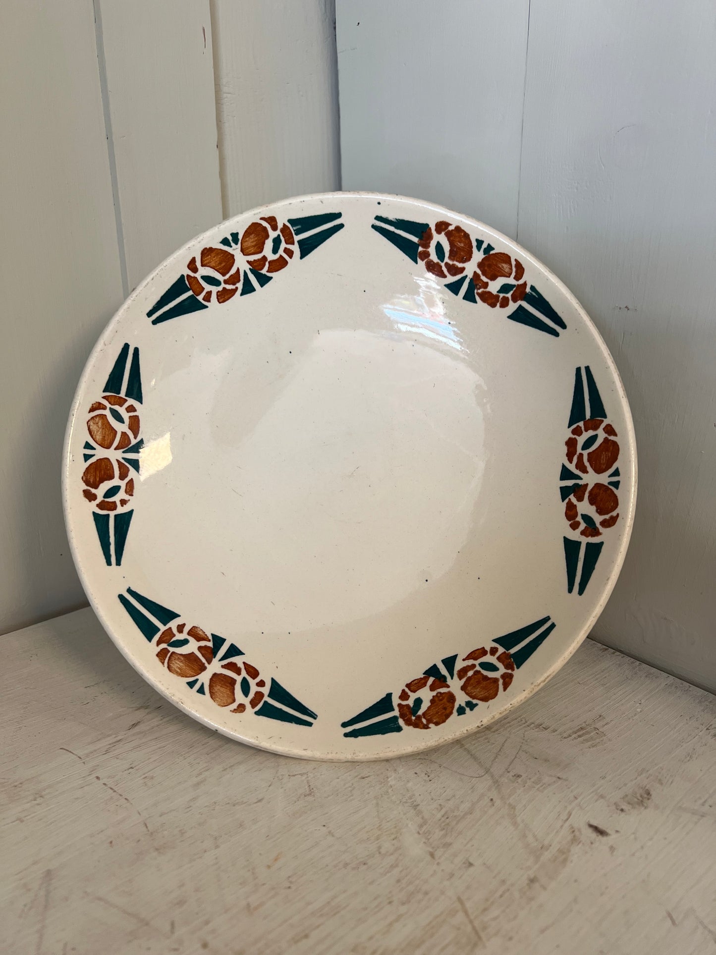 OUDE | FRANSE | SCHAAL | OP | VOET | BROCANTE