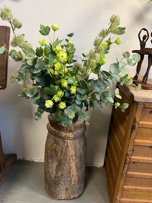 KUNST | BOEKET | EUCALYPTUS | HOP | CLEMATIS