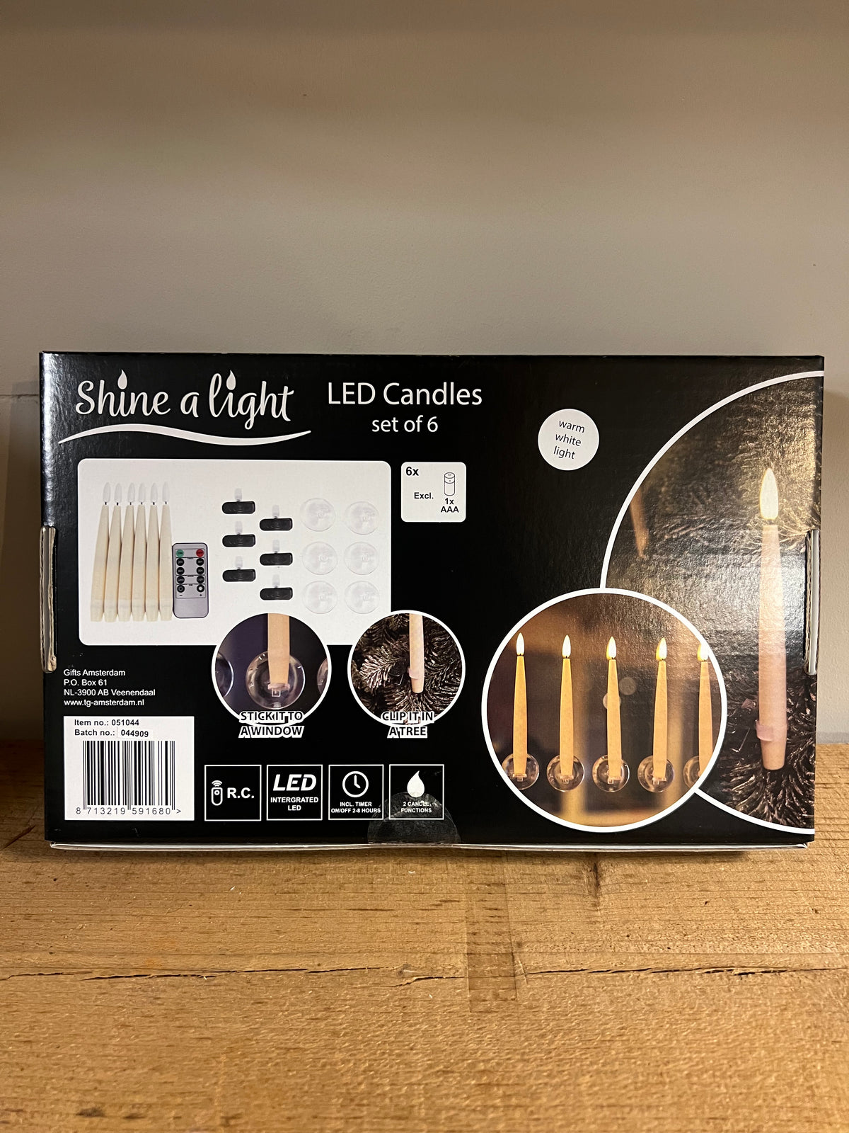 LED | KERSTBOOMKAARSEN | INCL | AFSTANDSBEDIENING