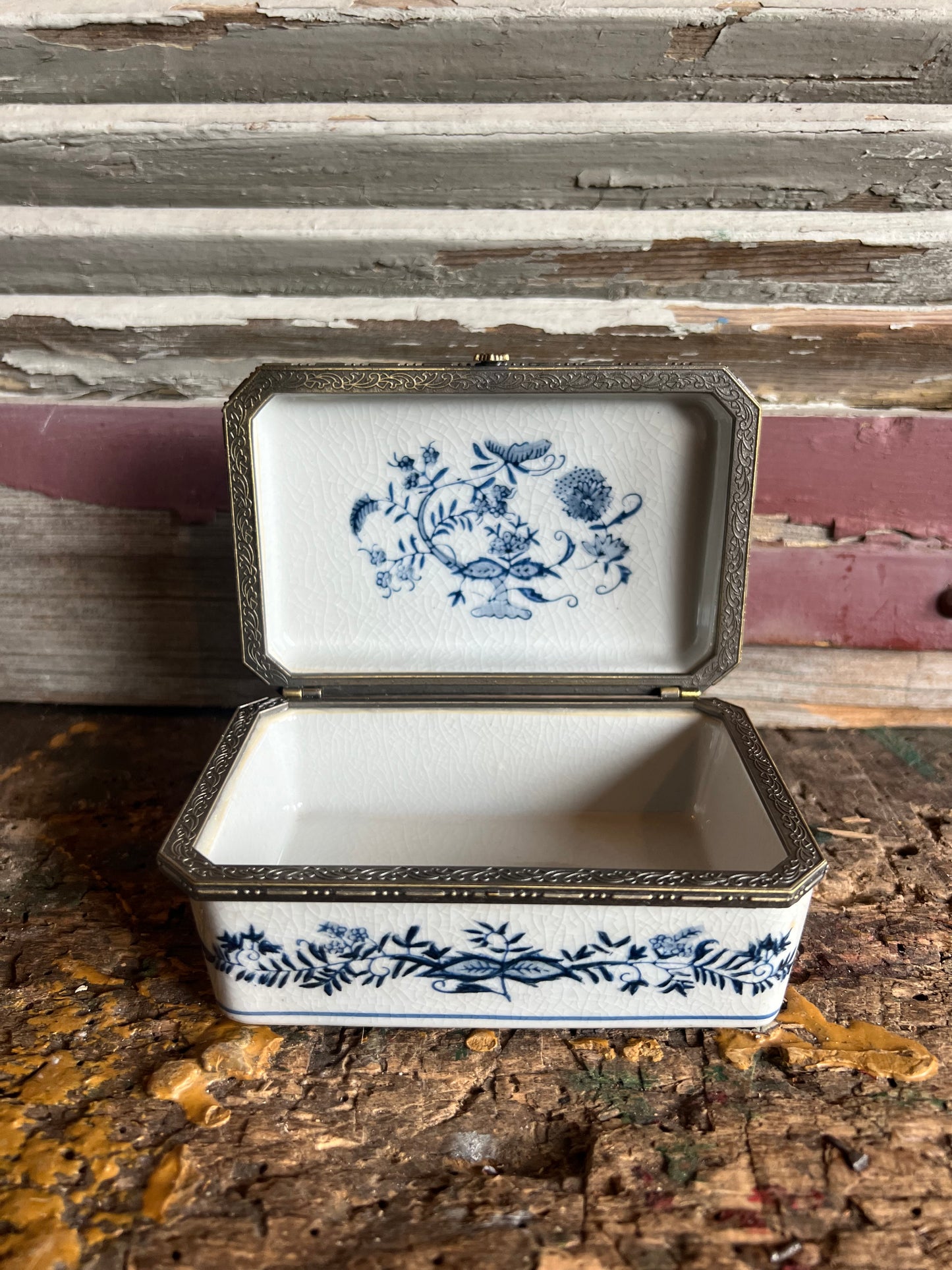DELFT | BLAUW | SIERADENKIST |PORSELEIN