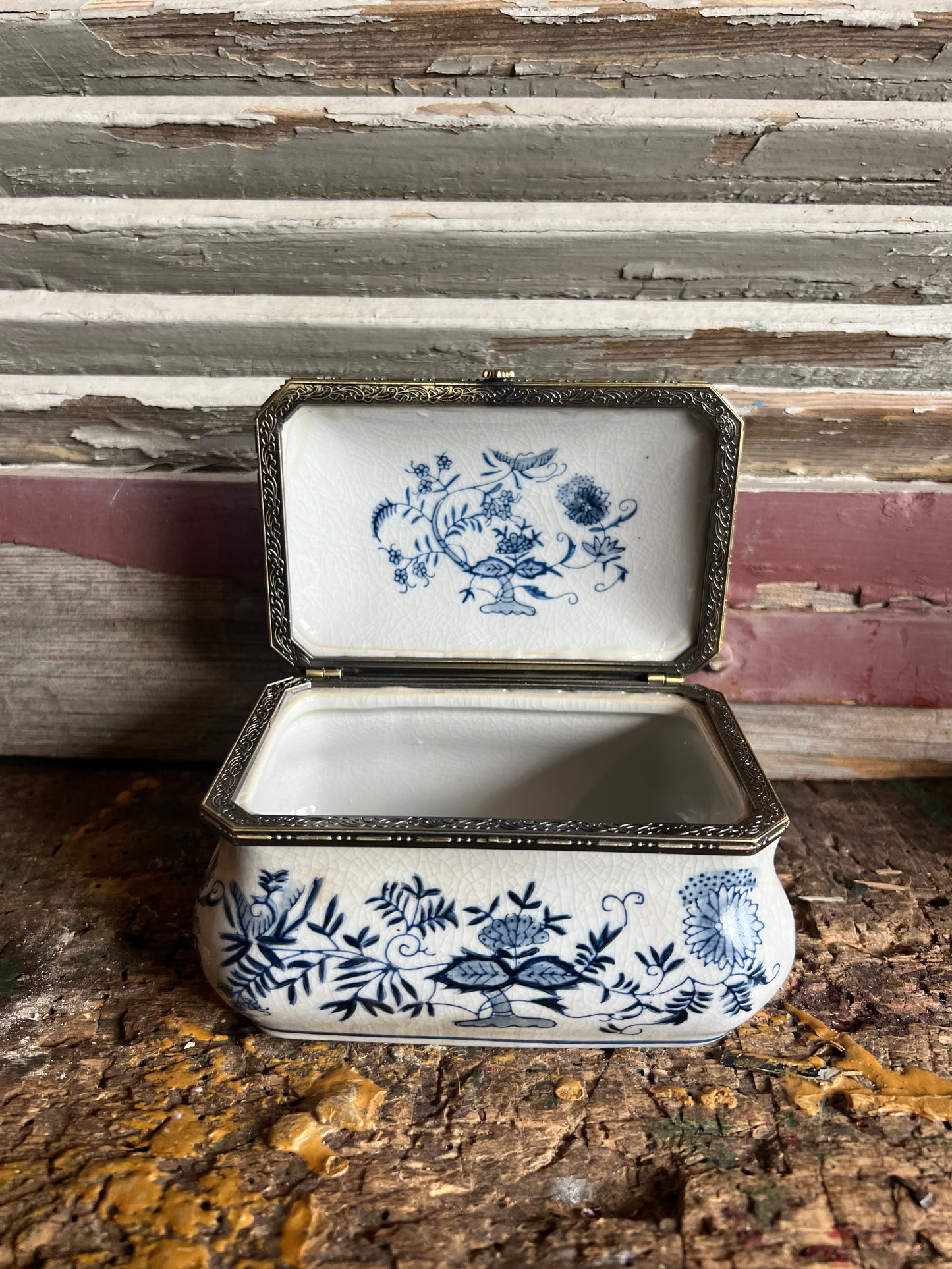 DELFT | BLAUW | SIERADENKIST |PORSELEIN