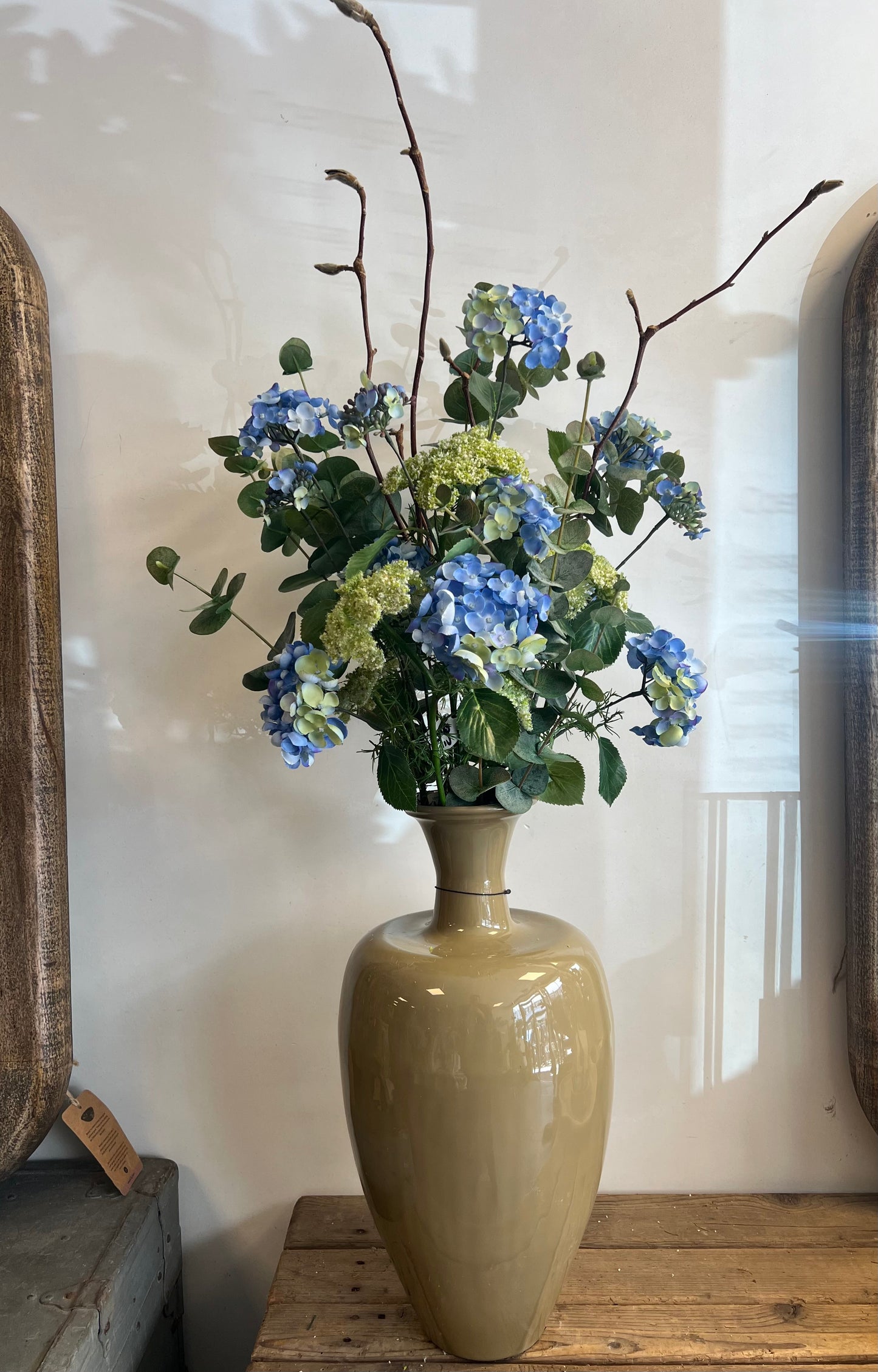 ZIJDEN | BOEKET | BLAUW | HORTENSIA