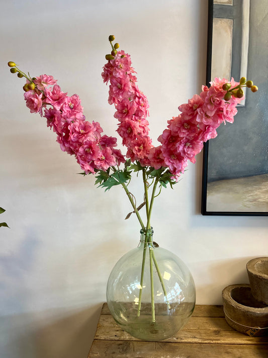 KUNST | DELPHINIUM | ROZE | RIDDERSPOOR