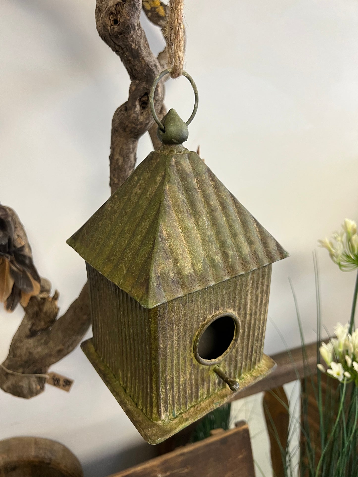 IJZEREN | VOGELHUIS | GROEN | VIERKANT