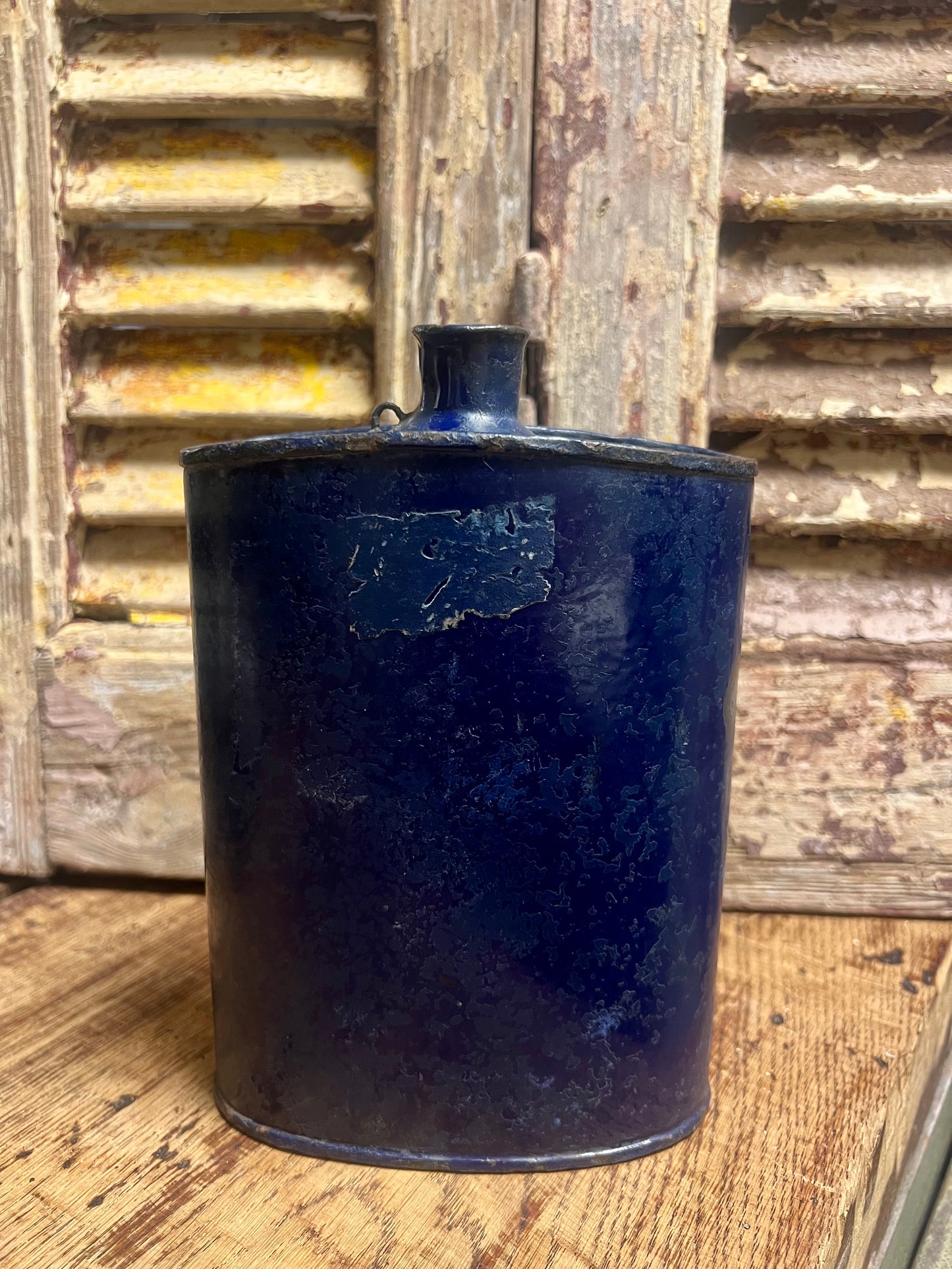 OUDE | BLAUWE | EMAILLE | VELDFLESSEN