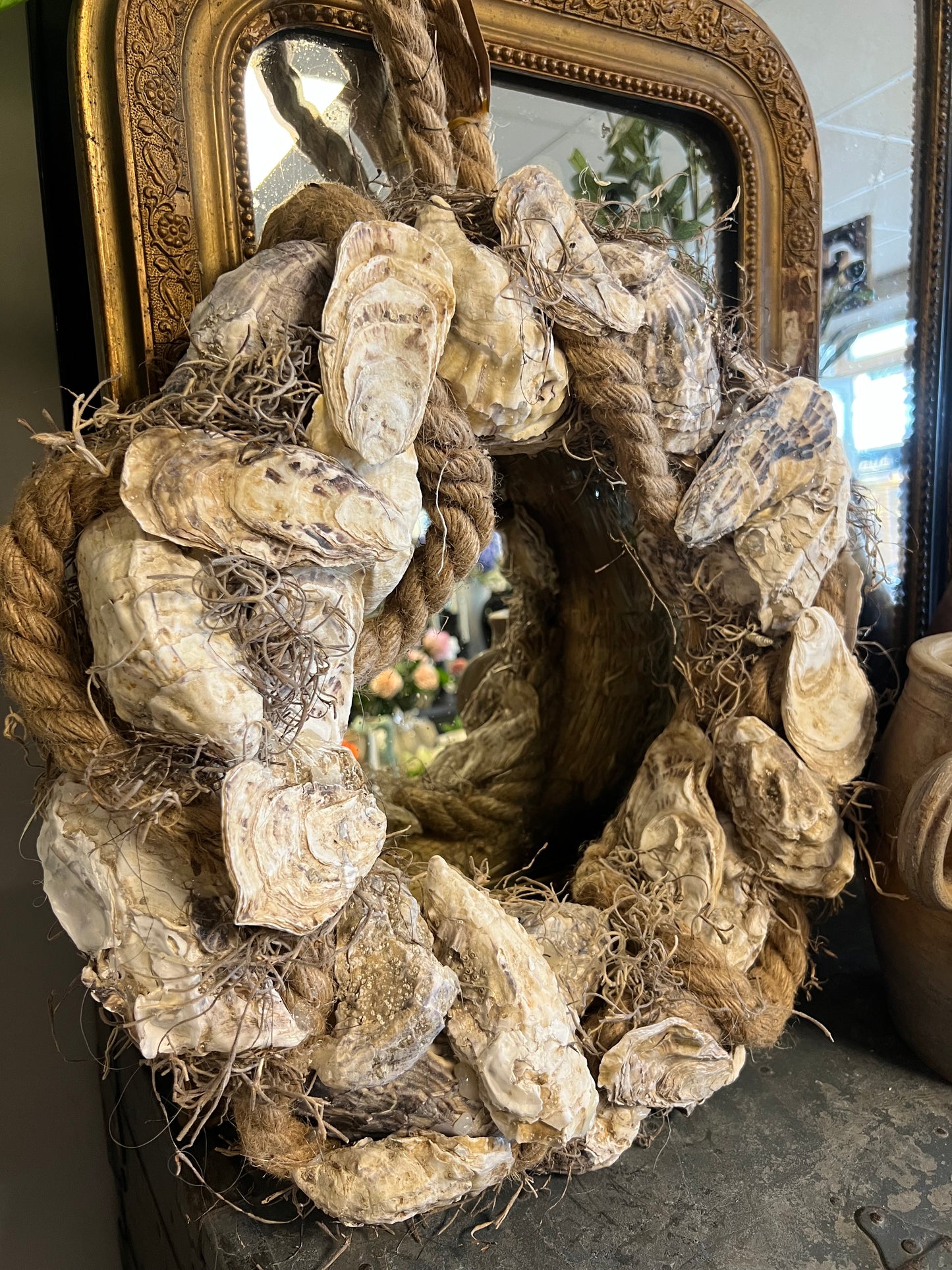 OESTERKRANS | MET | TOUW | 46 CM