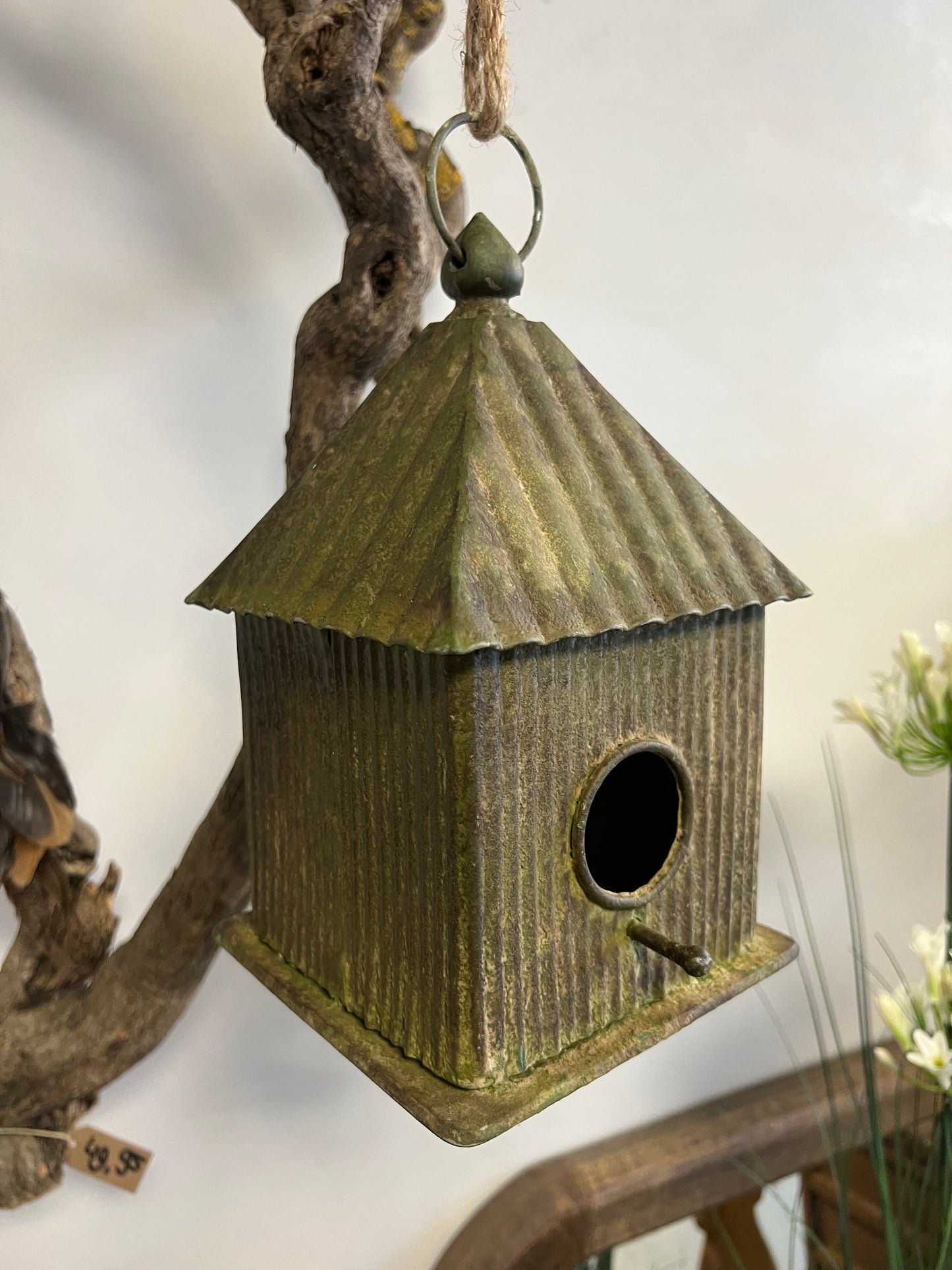IJZEREN | VOGELHUIS | GROEN | VIERKANT