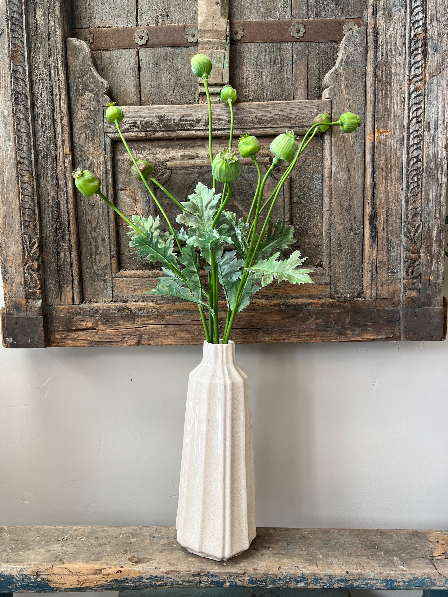 KUNST | PAPAVER | GROEN | 78 CM