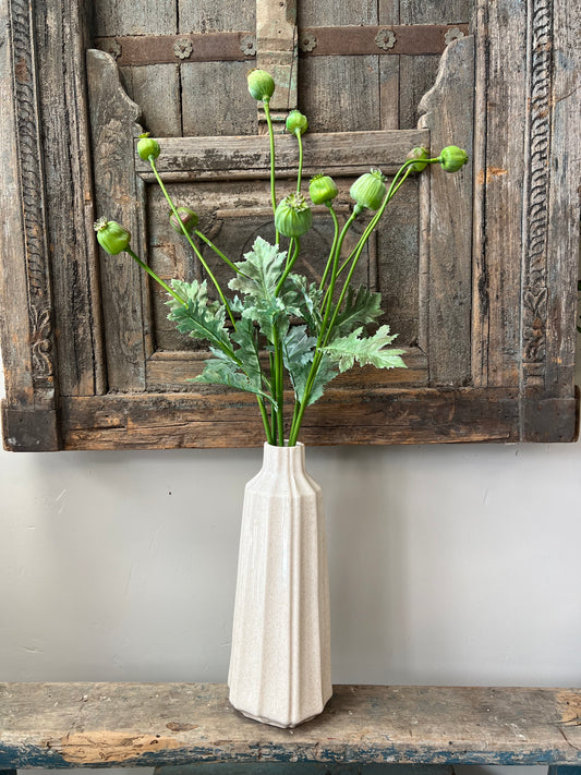 KUNST | PAPAVER | GROEN | 78 CM