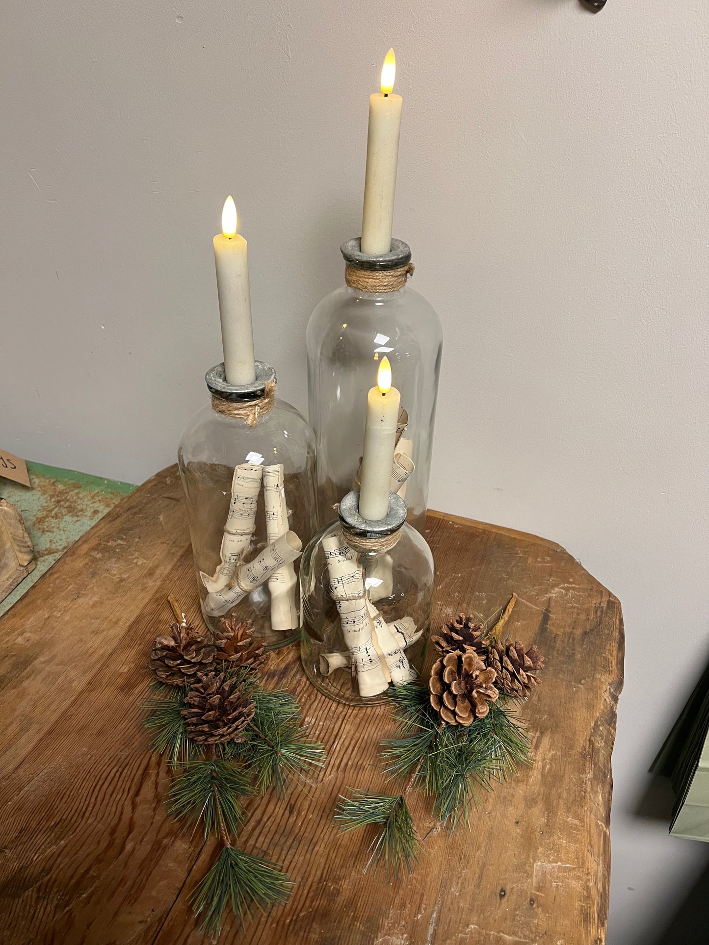 SET | 3 | FLESSEN | INCL | INHOUD | EN | KAARSENSTOP