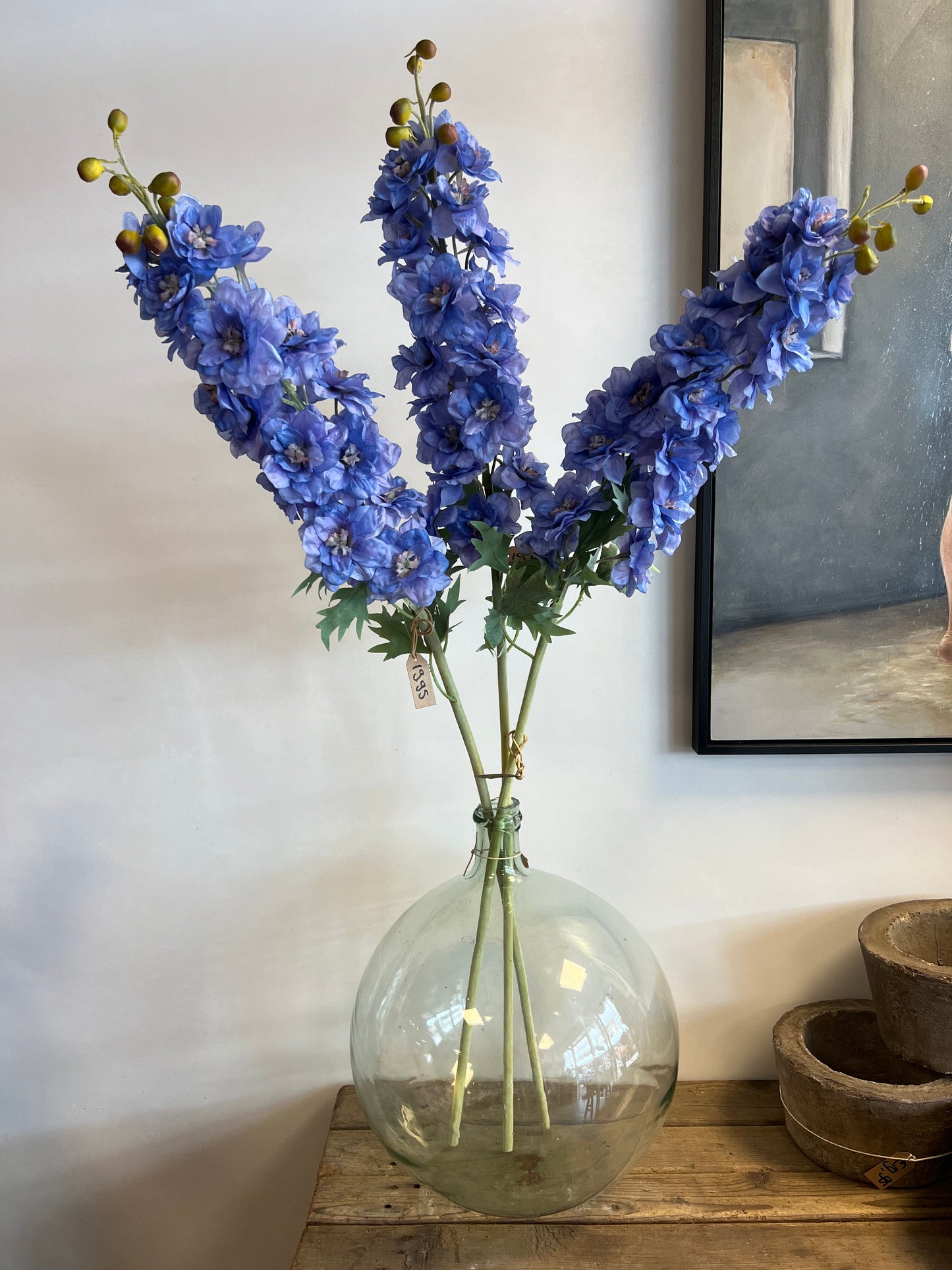 KUNST | DELPHINIUM | LAVENDEL | BLAUW |RIDDERSPOOR