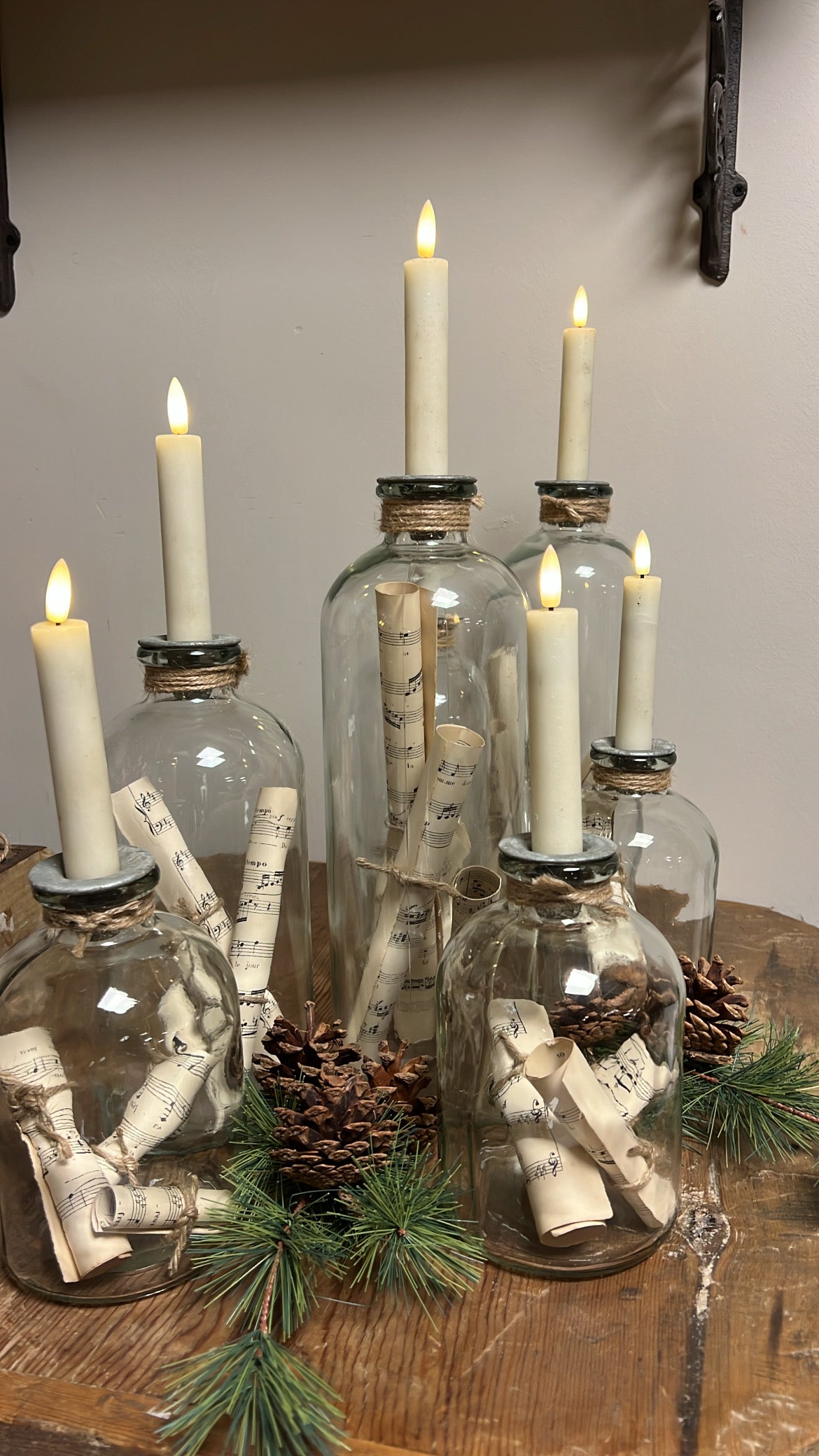 SET | 3 | FLESSEN | INCL | INHOUD | EN | KAARSENSTOP