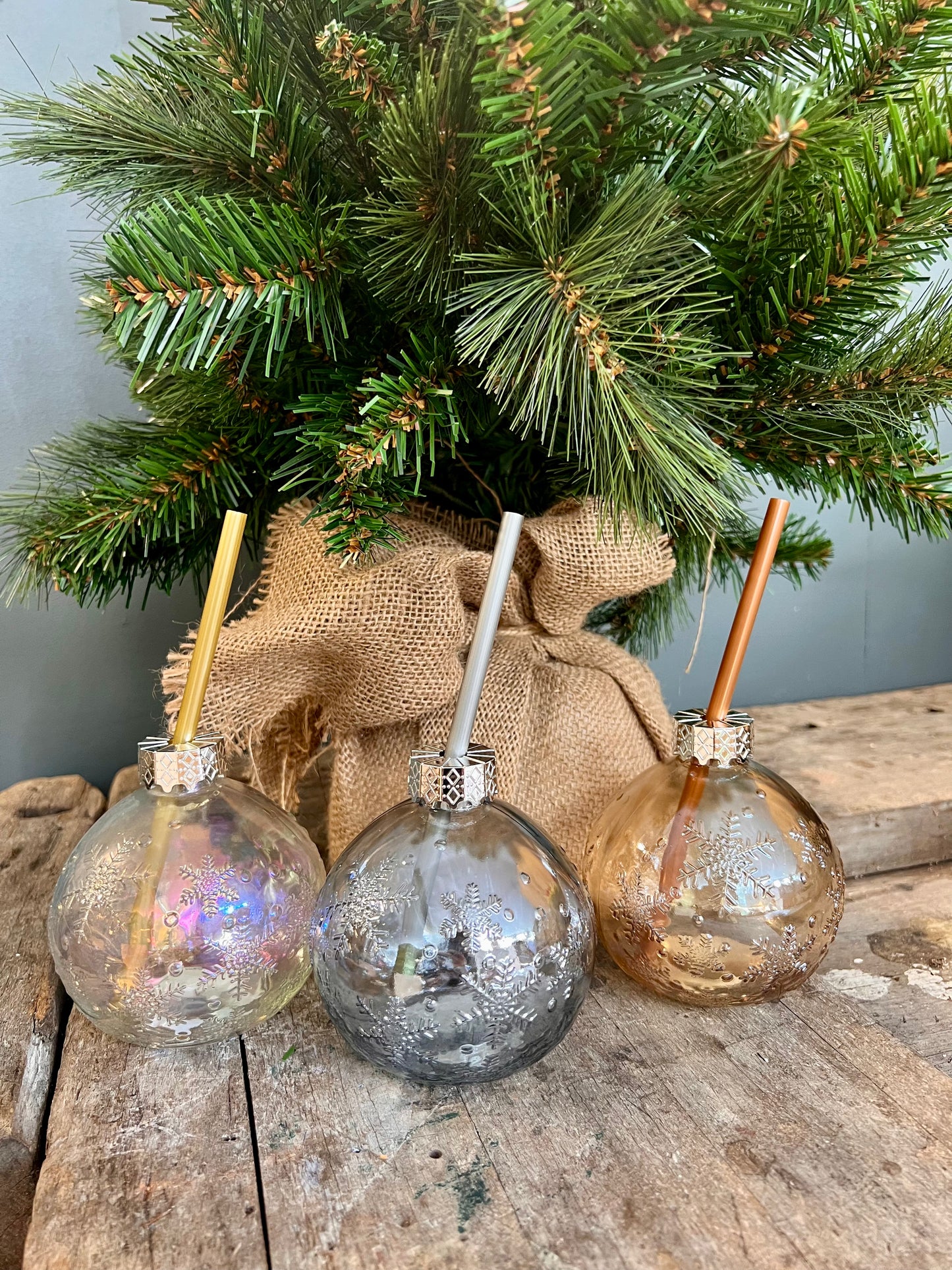 KERSTBAL | DRINKGLAS | RIETJE | PARELMOER