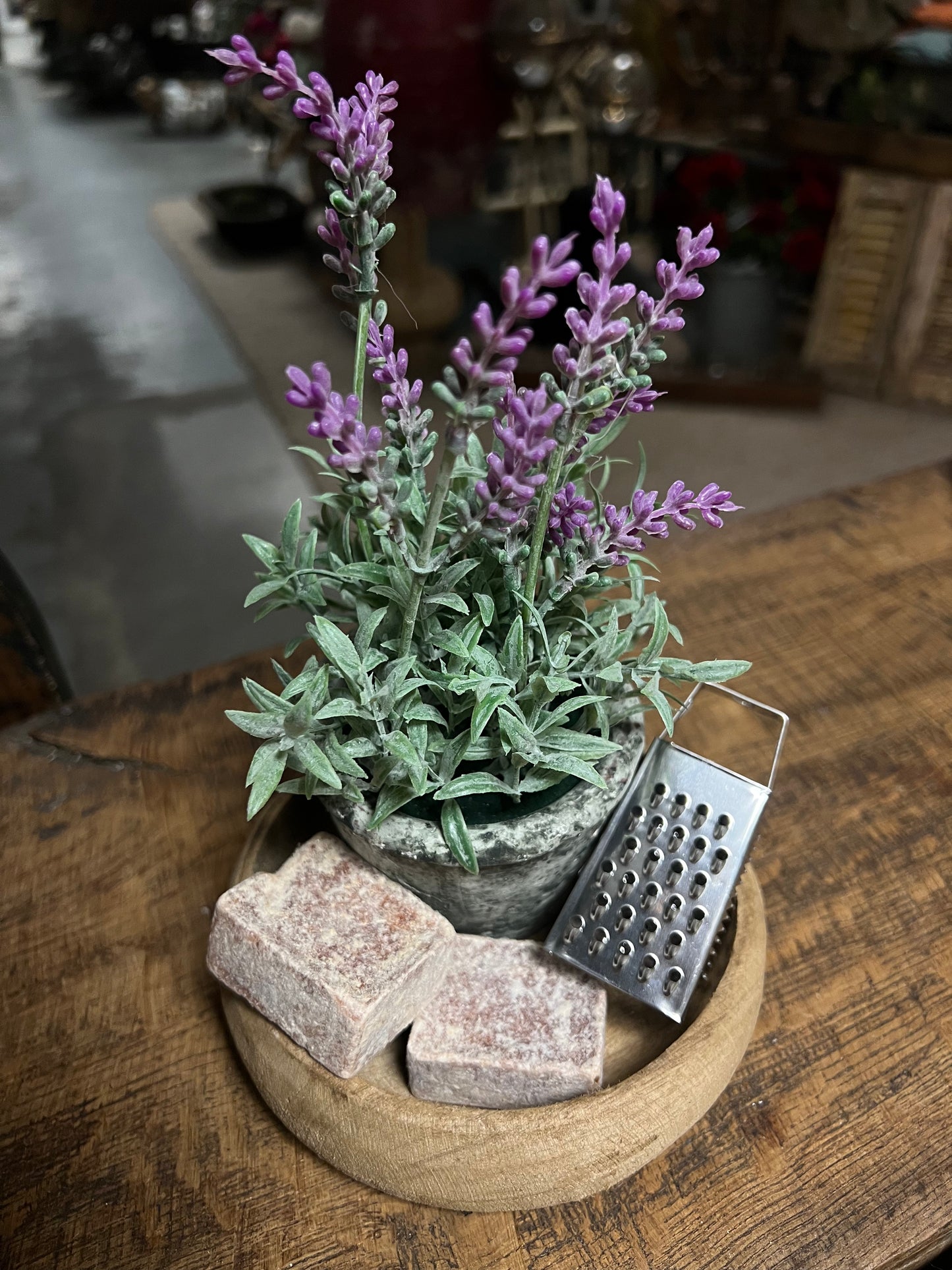 SET | AMBERBLOKJES | BAKJE | PLANTJE