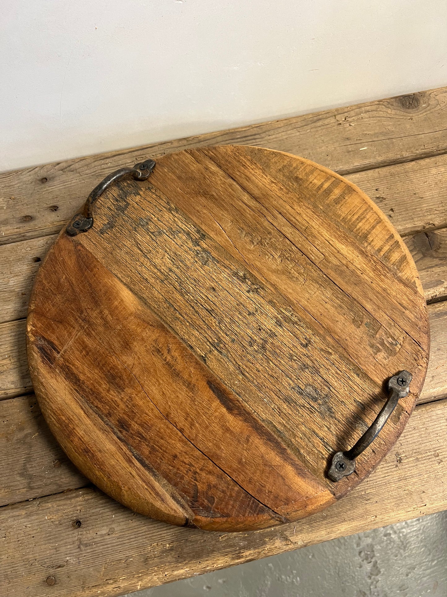 BORRELPLANK | HOUT | IJZEREN | HANDVATEN
