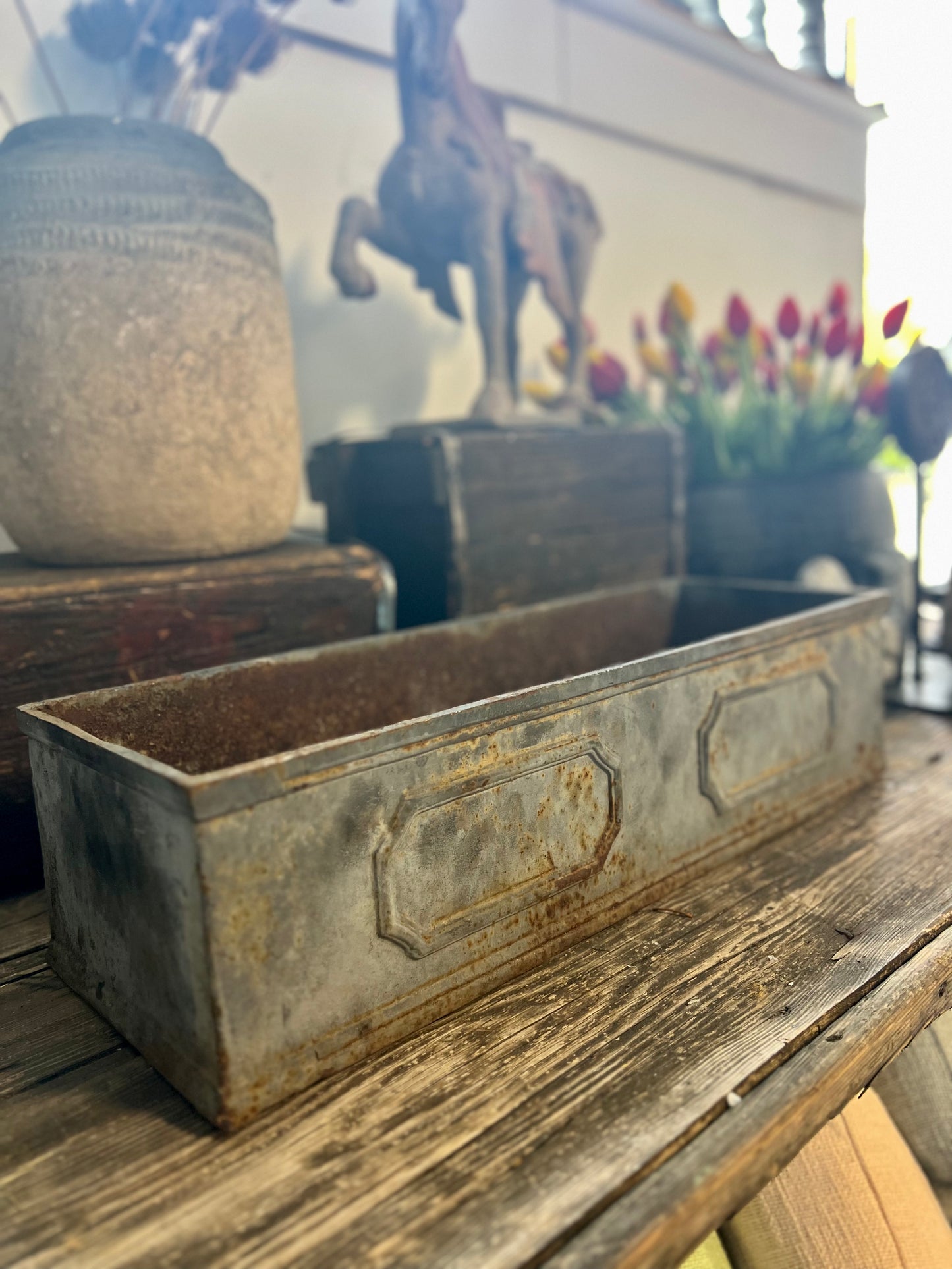 GIETIJZER | PLANTENBAK | BROCANTE
