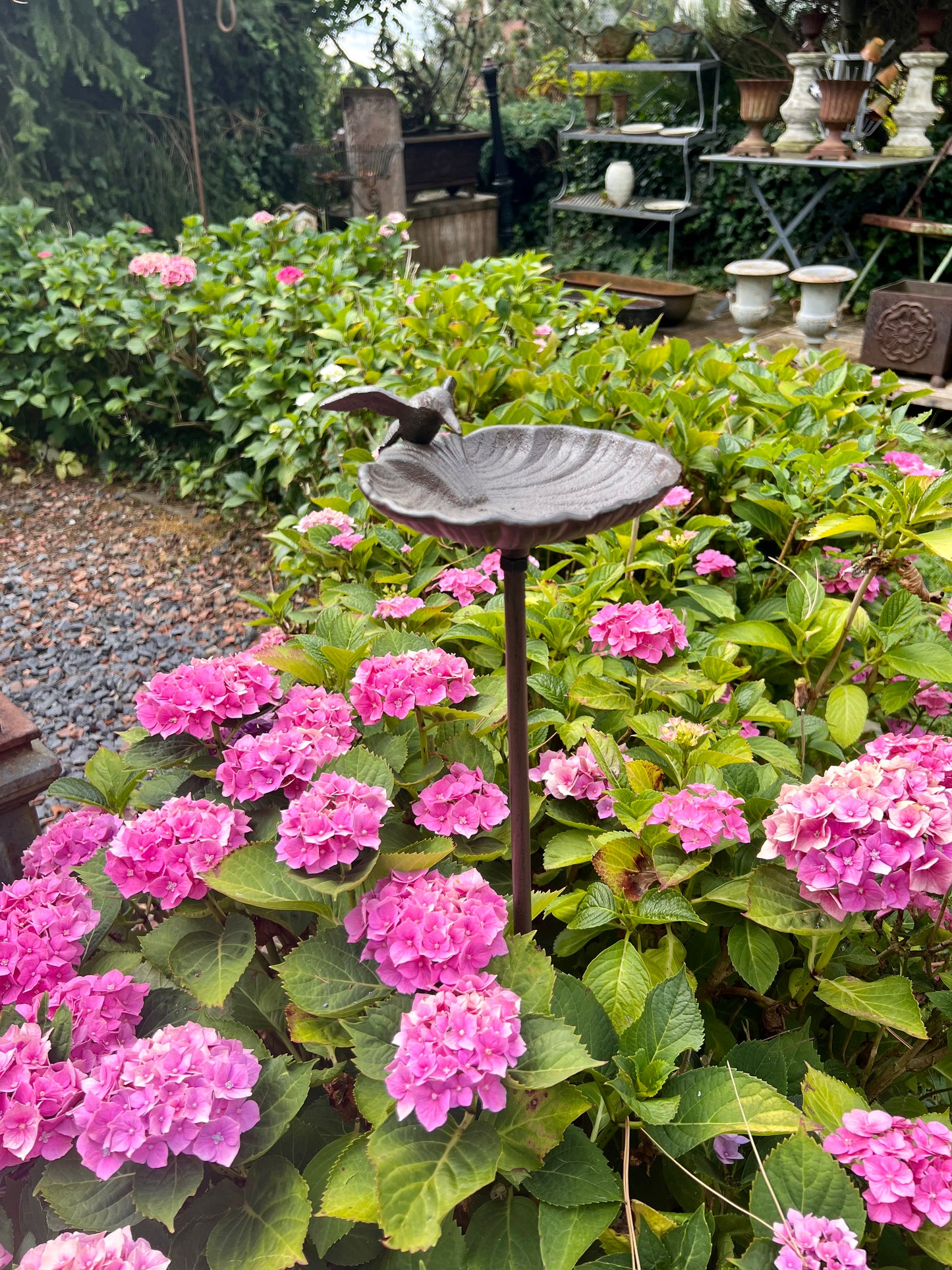 VOGEL | TUINSTEKER | MET | VOGELBAKJE | 2 | VARIANTEN