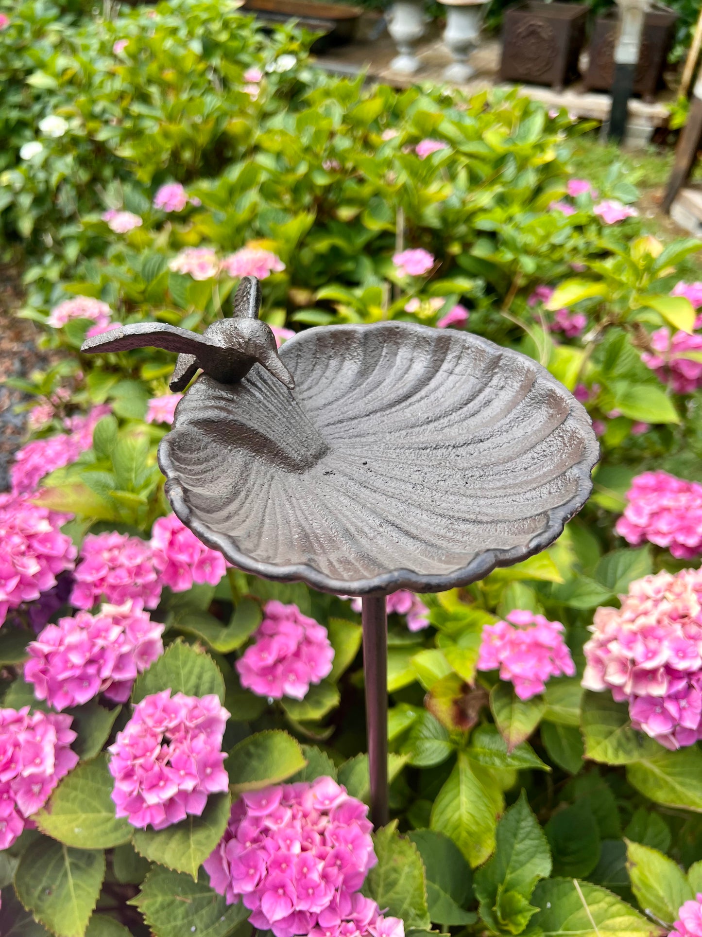 VOGEL | TUINSTEKER | MET | VOGELBAKJE | 2 | VARIANTEN