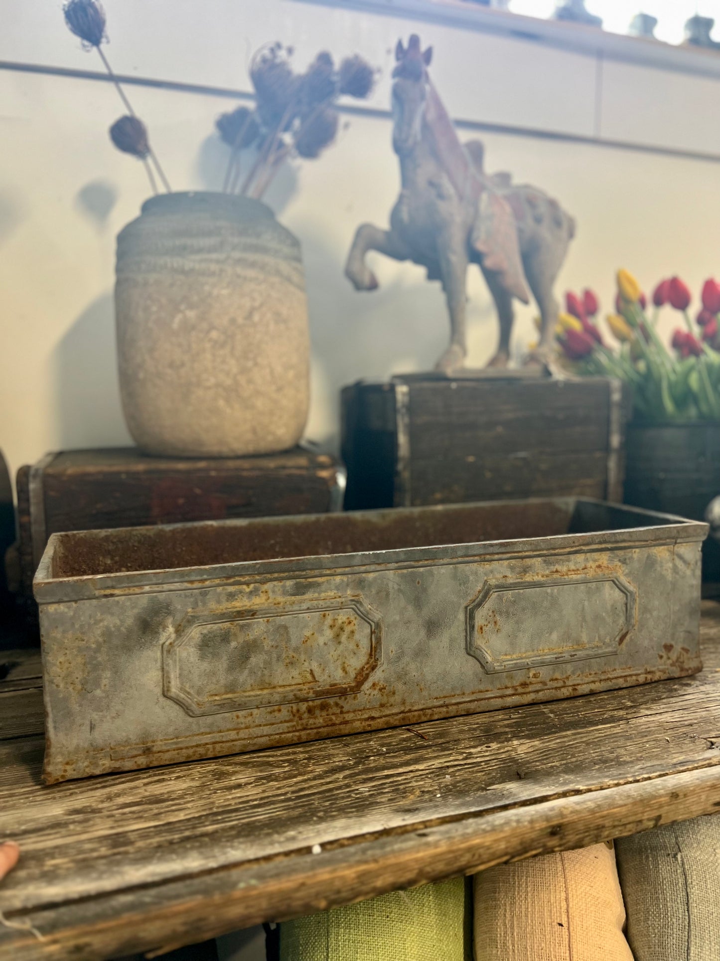 GIETIJZER | PLANTENBAK | BROCANTE