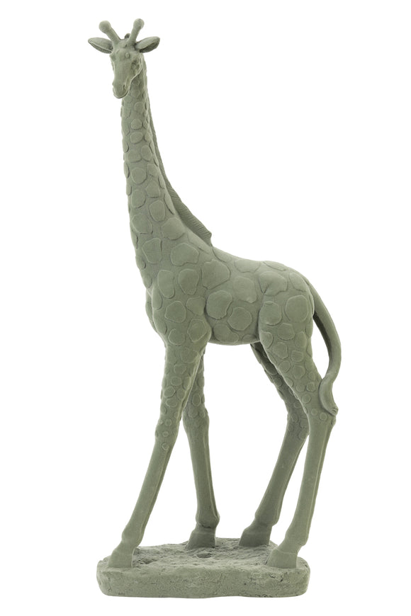 GIRAFFE VELVET MINT GROEN | GROOT