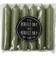 DINNER CANDLES SHORT THYME | SET OF 6