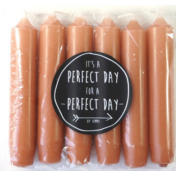 DINNER CANDLES | SHORT | SIENA | SET OF 6