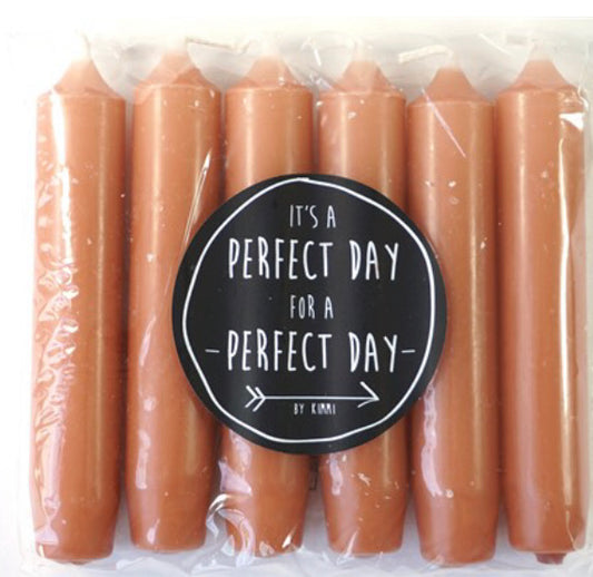 DINNER CANDLES | SHORT | SIENA | SET OF 6