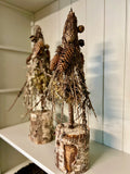 KERSTBOOM | HOUT | MOS | DENNENAPPELS
