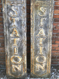 TRAIN | STATION | RECLAME | BORD